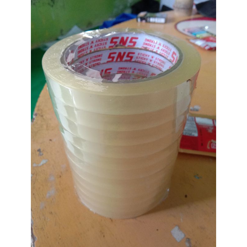 

Lakban isolatip bening 1/2 inc 12mm x 72 yard 1pc