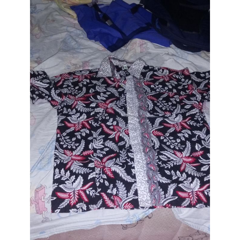 BAJU BATIK ANAK LAKI LAKI UKURAN XL