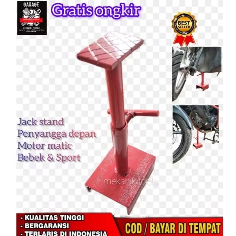 Jack stand penyangga Ganjal Mesin Motor Matic Bebek Sport Dongkrak Depan Motor TERMURAH