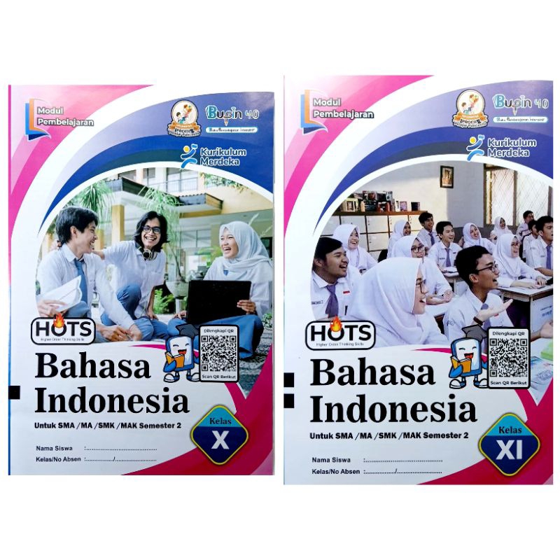 BUKU LKS BUPIN SMA SMK BAHASA INDONESIA KELAS 10 11 SEMESTER 2 GENAP 2024/2025  KURIKULUM MERDEKA | 