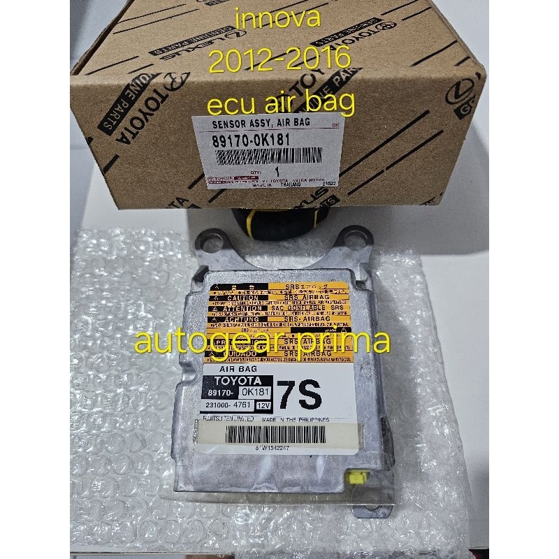 ECU computer airbag Innova 2012-2016 original