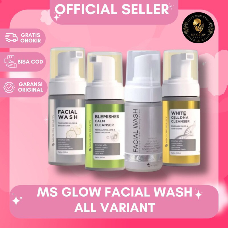 MS GLOW FACIAL WASH / SABUN WAJAH MS GLOW / FACIAL WASH GOLDEN MS GLOW / GOLDEN GLOW FACIAL WASH MS 