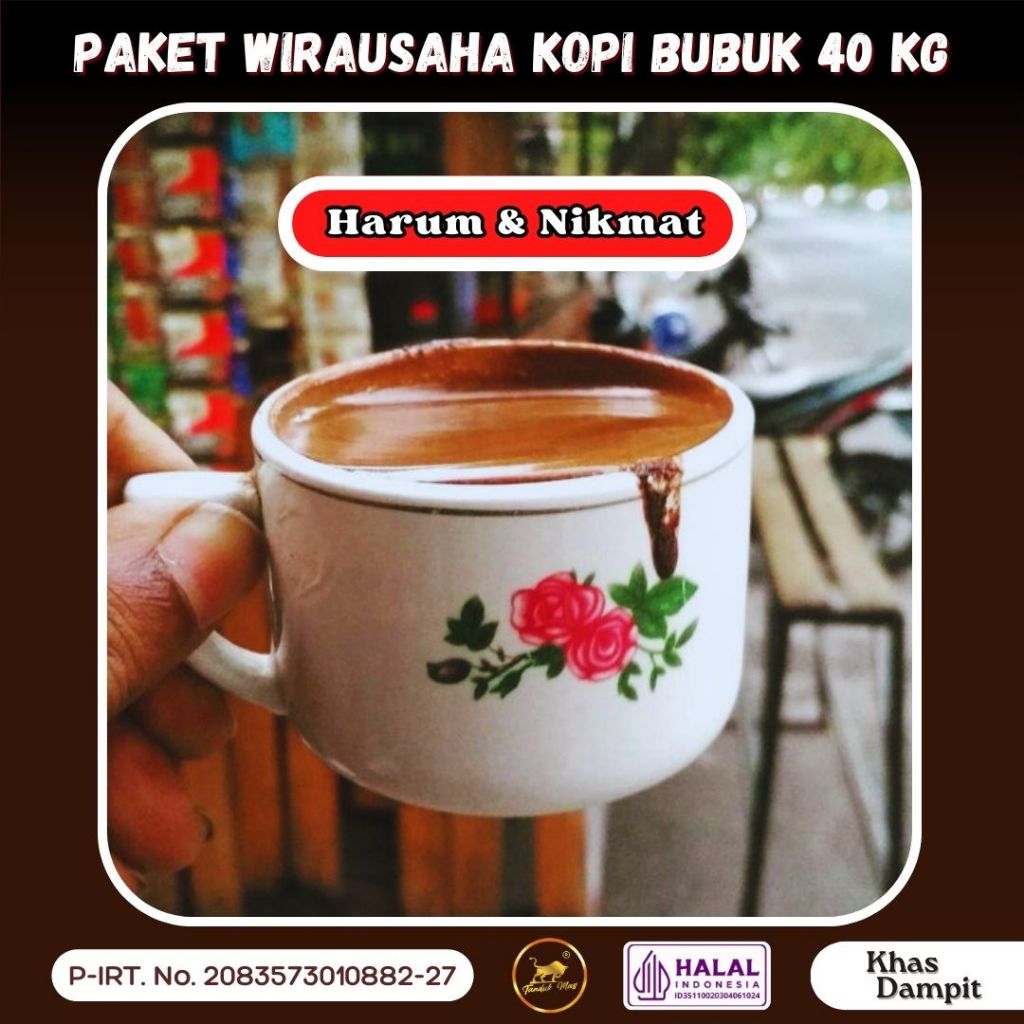 

Kopi Bubuk Tanduk Mas AA & AB - Kopi Bubuk Berkualitas untuk Usaha warkop dan Reseller! 40kg