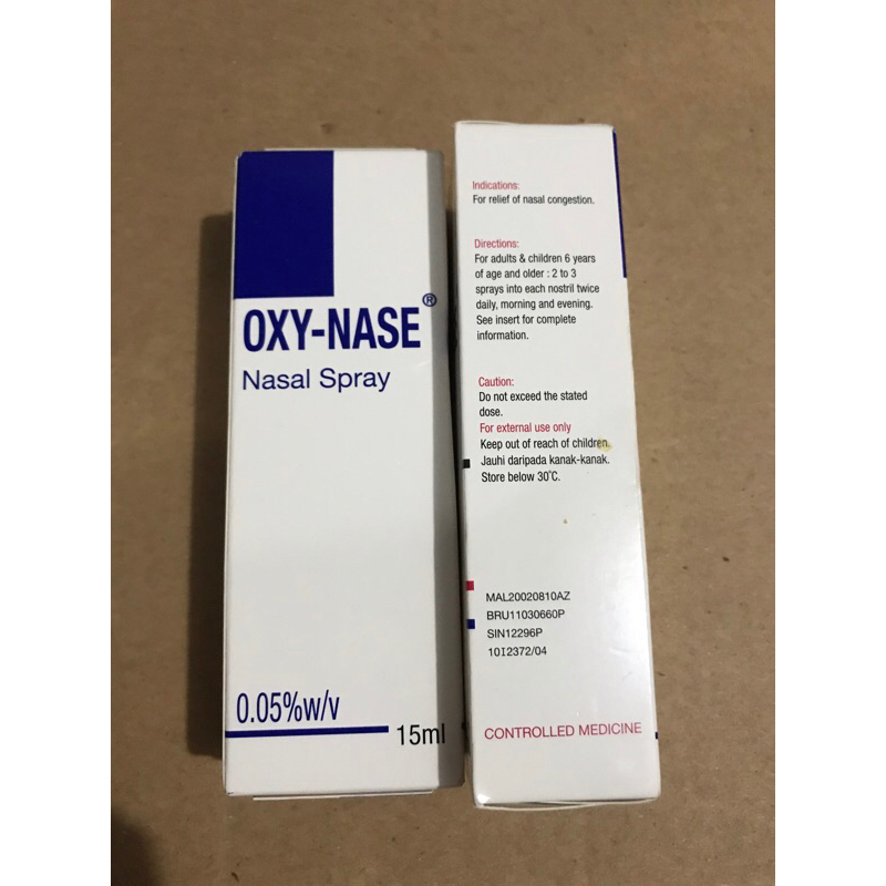 Oxynase oxy nase nasal spray original malaysia semprotan untuk mengatasi hidung tersumbat