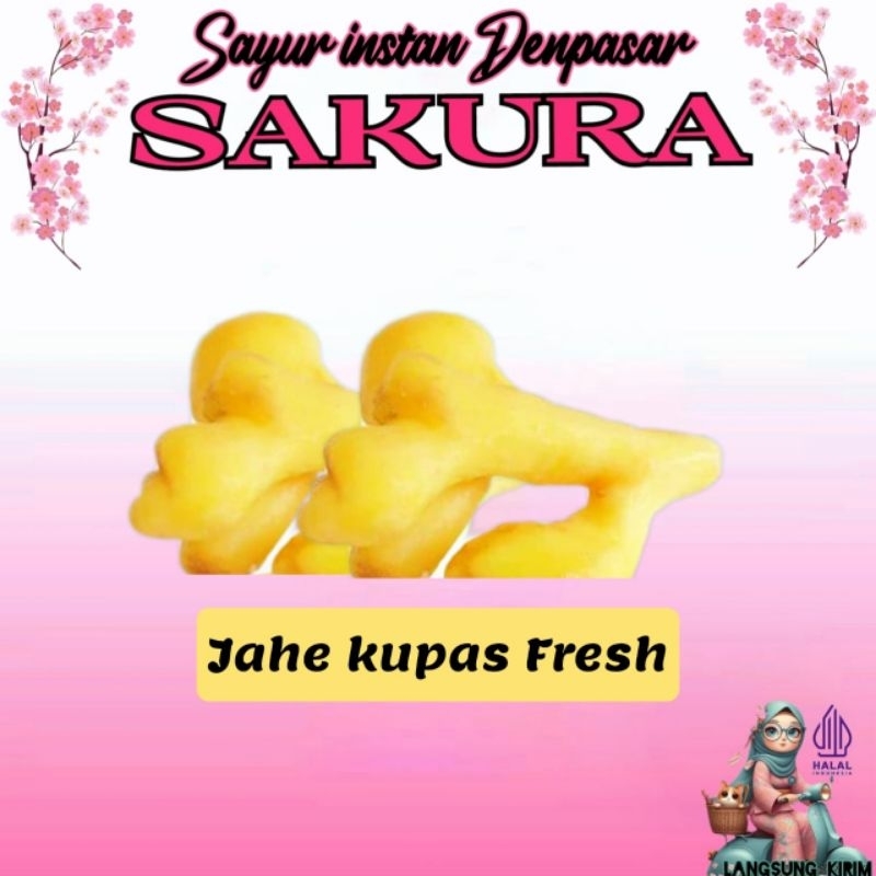 

Jahe kupas fresh _ Sakura