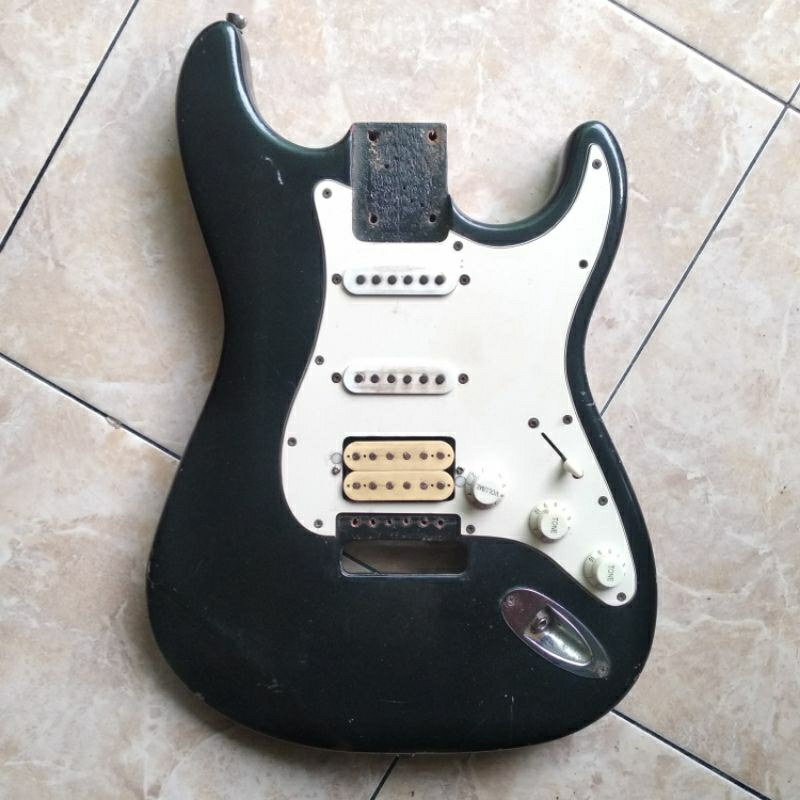body gitar listrik stratocaster Original STARLET ZST-3, modif 7 SOUND BLENDER