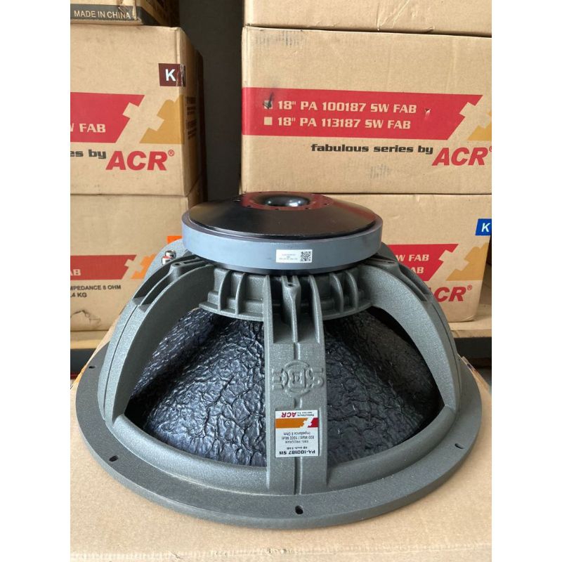 SPEAKER SUBWOOFER ACR FABULOUS PA 100187 SW ORIGINAL SUBWOOFER 18 INCH PA-100187-SW