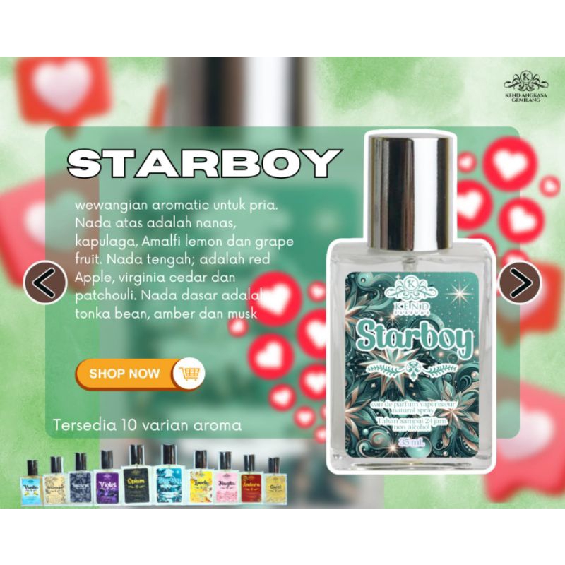 kend parfum starboy
