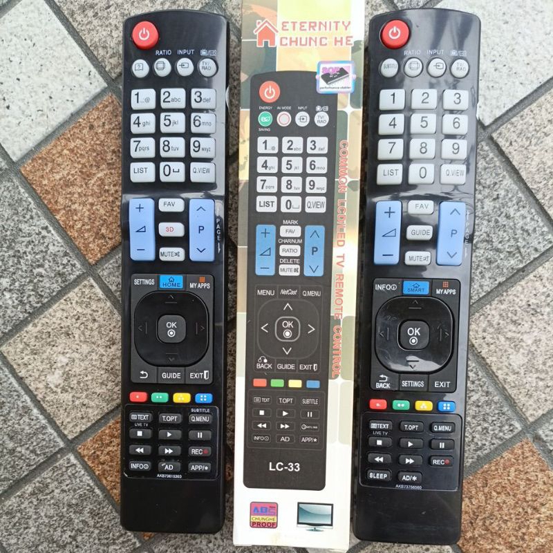 remote tv LG plasma smart tv 3D aneka kode