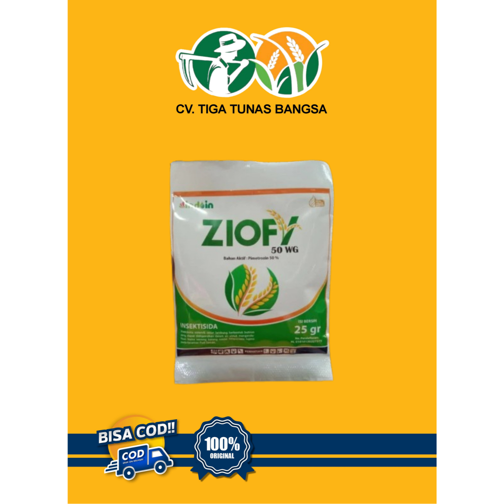Ziofy 25 Gram Insektisida Sistemik Pembasmi Hama Wereng Batang Coklat