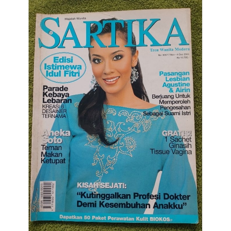 MAJALAH WANITA SARTIKA TREN WANITA MODERN EDISI DEC 2003