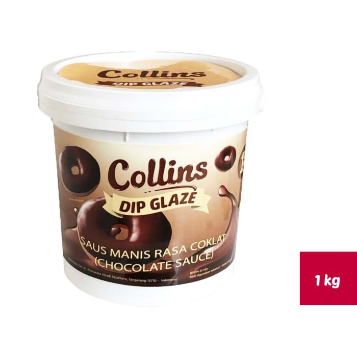 

Collins DIP GLAZE Chocolate 1KG Termurah