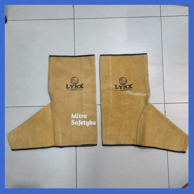 Cover Shoes Safety Welding / Apron Sepatu Welding / Apron Kaki Kulit