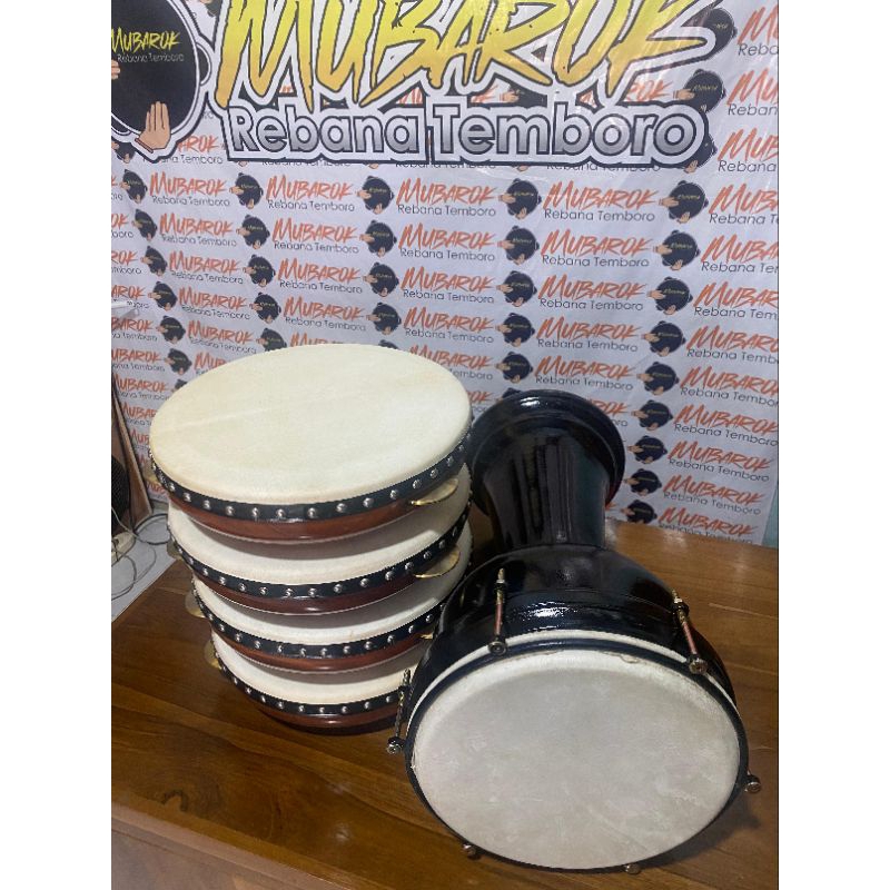 1 set Rebana hadroh dan bas banjari dumbuk10 inc