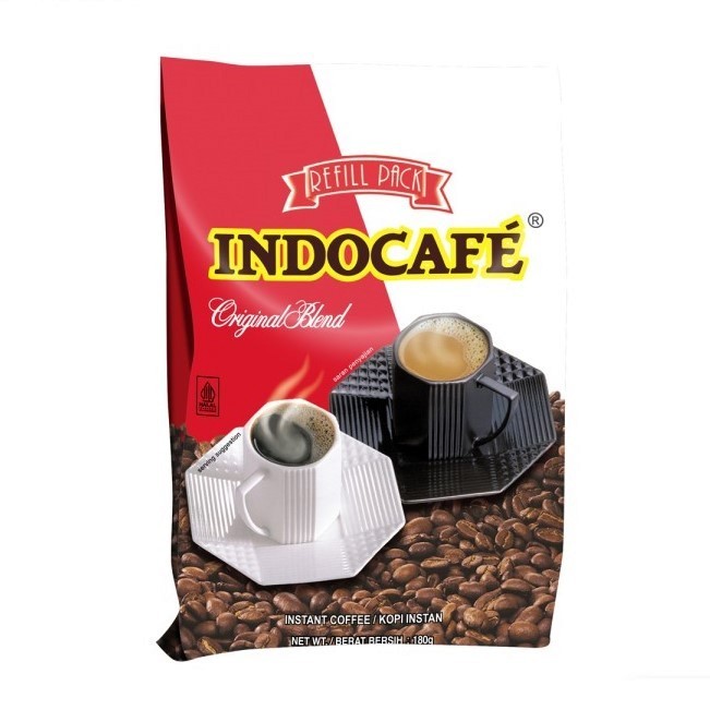 

Indocafe Original Blend Refill Pack 180gr – Kopi Instan Tanpa Ampas
