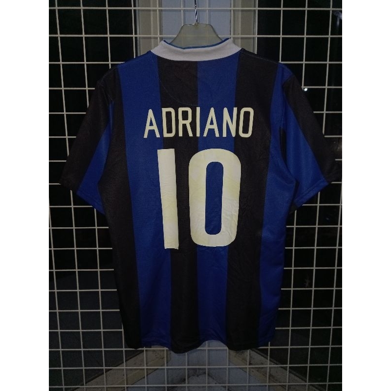 JERSEY RETRO INTER MILAN HOME 2006/2007 NAMESET ADRIANO 10