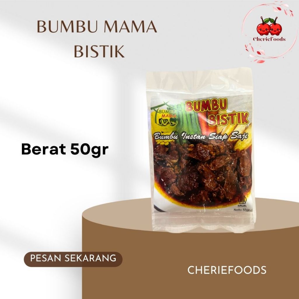 

Bumbu Bistik / Bumbu Instant Steak / Bumbu Bistik Serbaguna