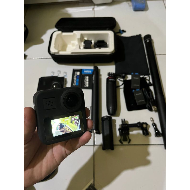 Camera Gopro Max 360 Full Set - Second Like new