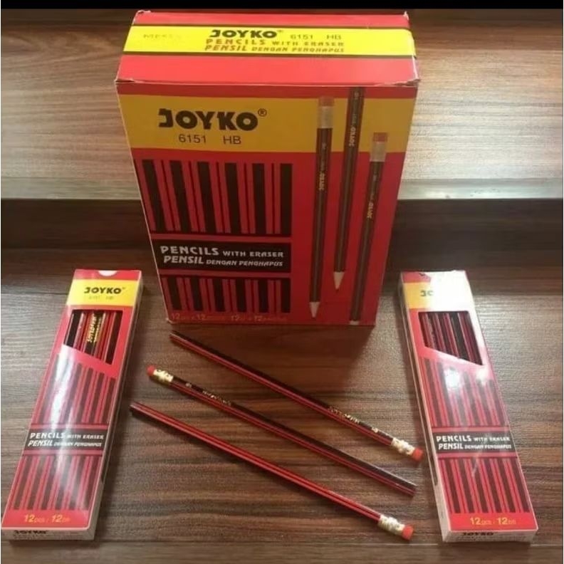 

pensil kayu hb joyko / Pack isi 12 pcs