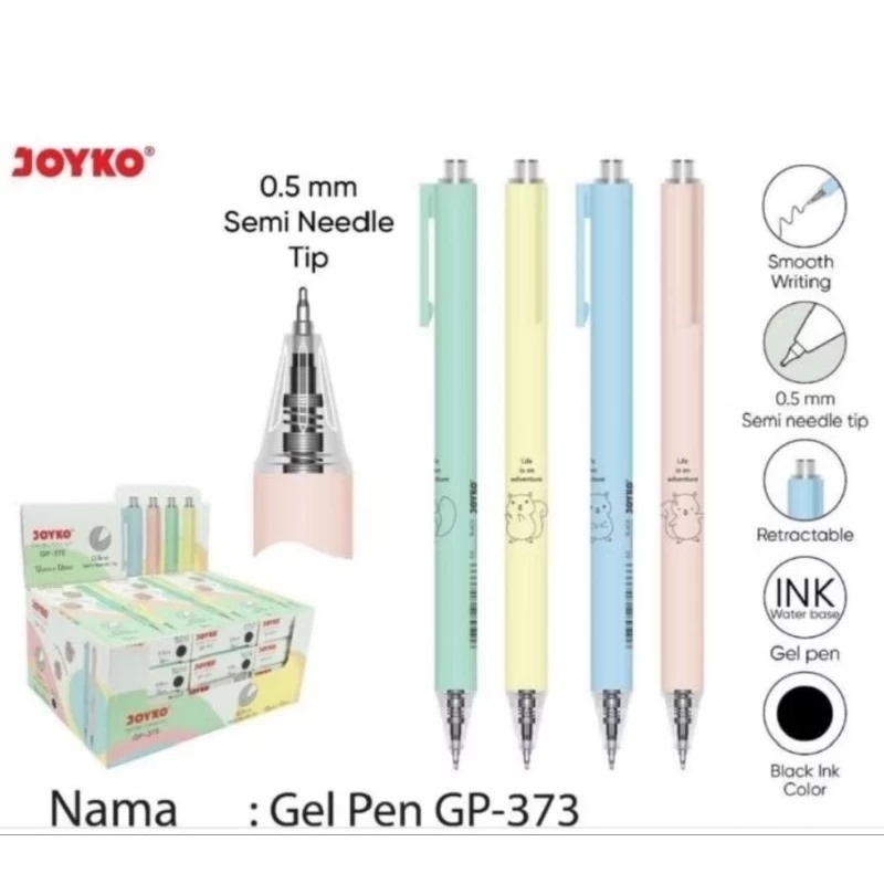 

GELPEN Pulpen Gel Joyko GP-373 SATUAN