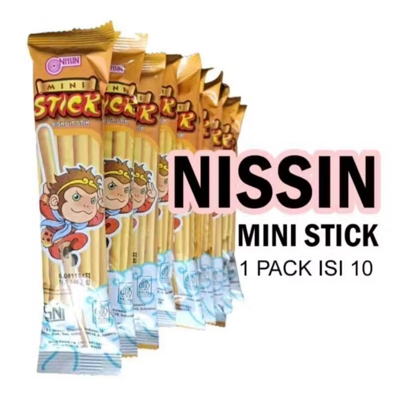 

NISSIN MINI STICK BISKUIT 13g x 10 pack