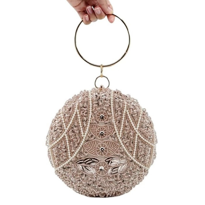 Waiwai Tas Pesta Wanita Bulat Selempang 18036 Clutch