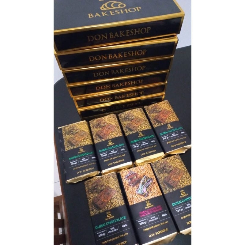

Don bakeshop cokelat dubai chocolate pistachio