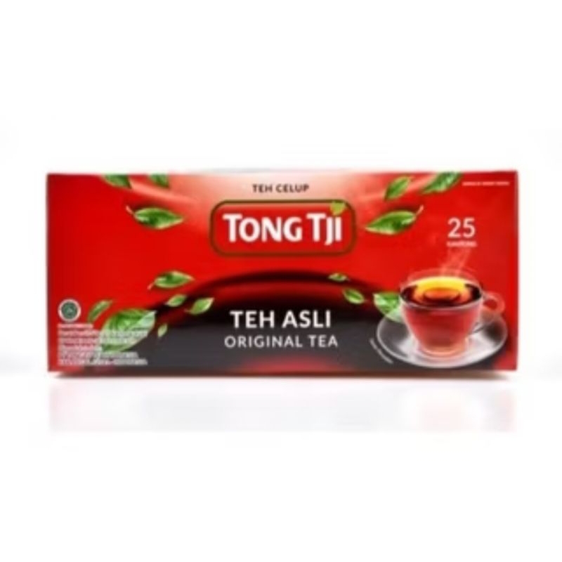 

Teh Tong Tji original tea isi 25 tea bags free box lunch