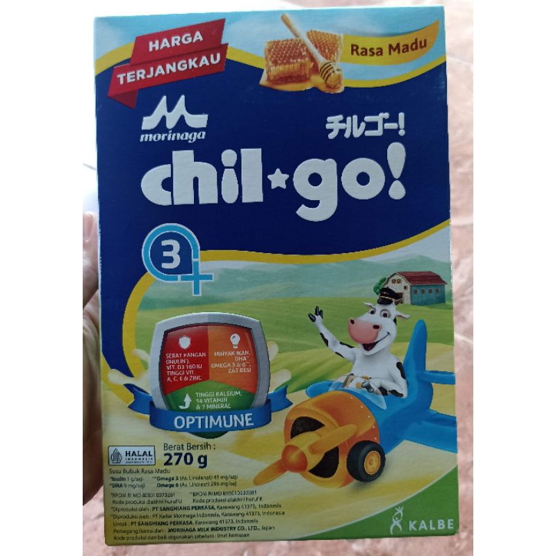 

susu anak Morinaga Chilgo 270g 3+ rasa madu