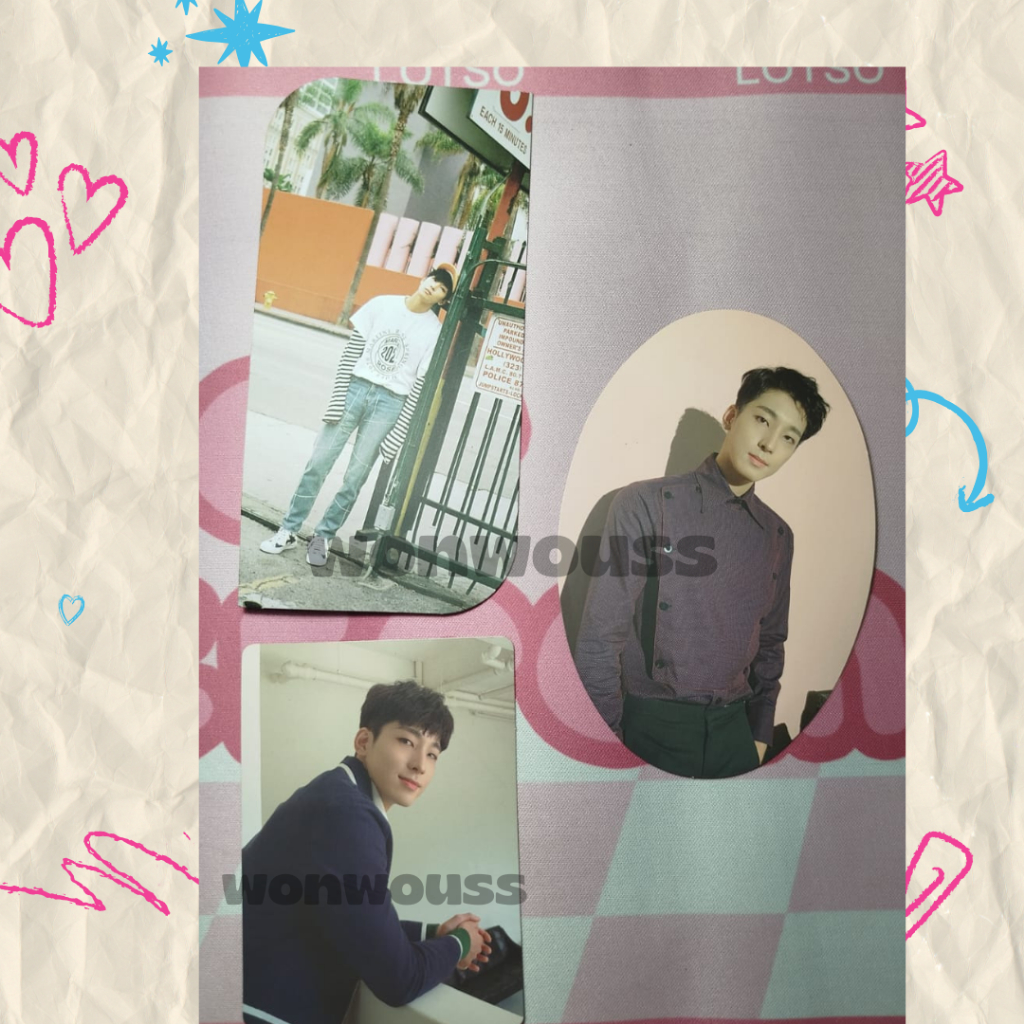 SEVENTEEN PHOTOCARD WONWOO SEMICOLON, HENGGARAE