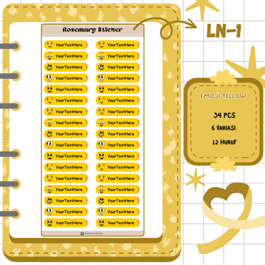 

Sticker Nama Custom / Stiker Nama Custom Sesukamu Label Pelajaran Anak