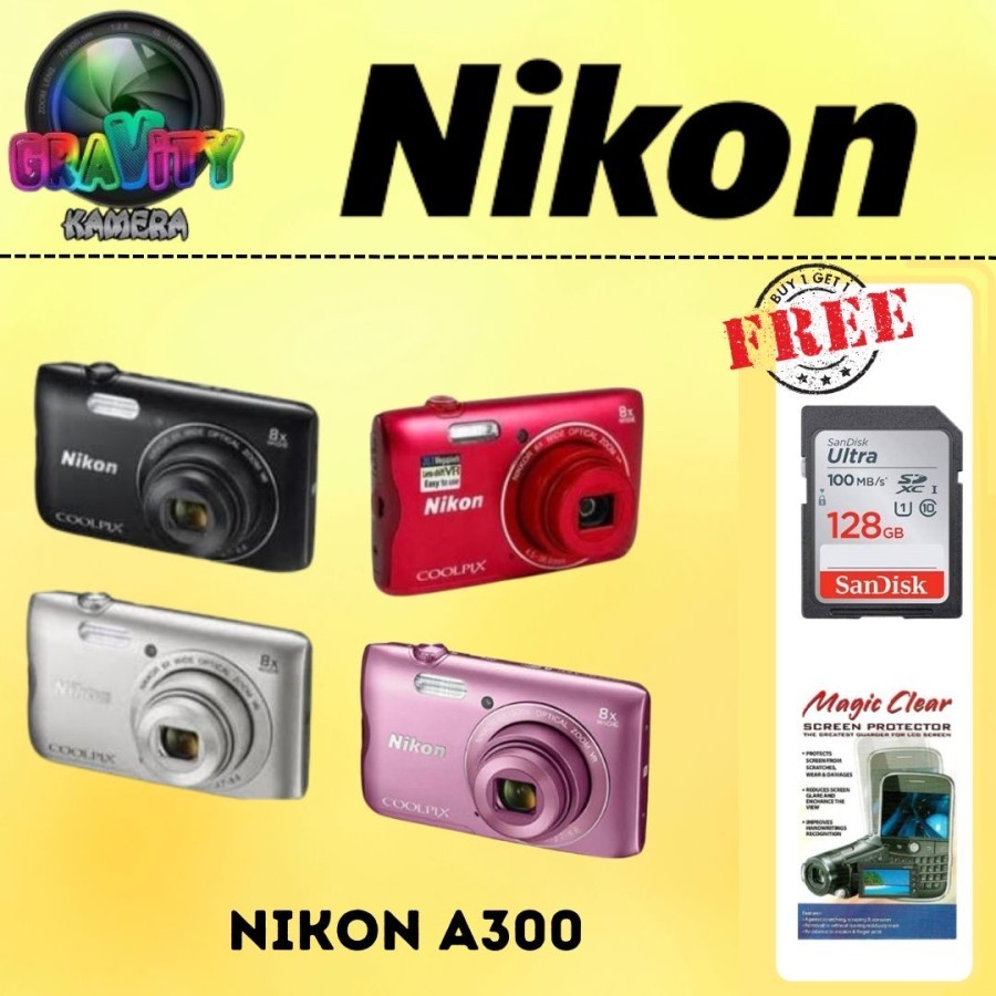 KAMERA NIKON COOLPIX A300 WIFI/ NIKON COOLPIX A300 / NIKON A300