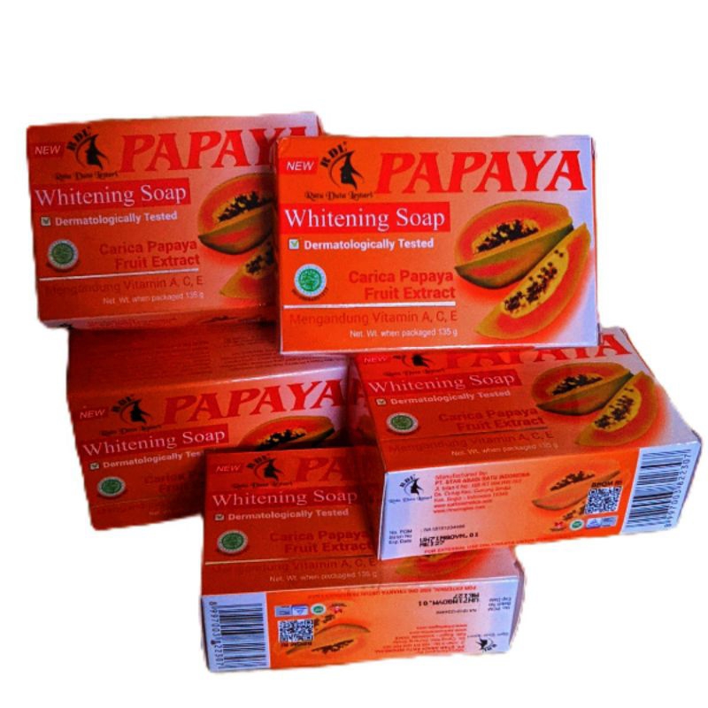 Sabun PAPAYA Sabun RDL Sabun Pepaya Whitening Soap