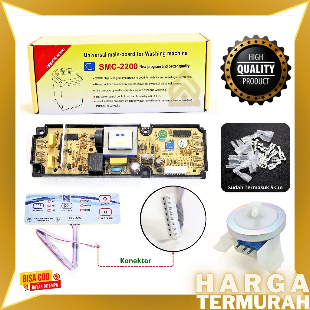 PCB UNIVERSAL SXY2200 | MODUL MULTI MESIN CUCI SMC2200 | PCB MESIN CUCI MULTI SXY2200