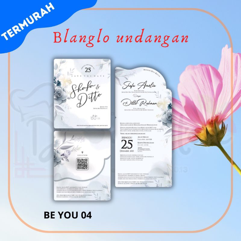 Blangko Undangan Java Be you 04| Kertas Undangan