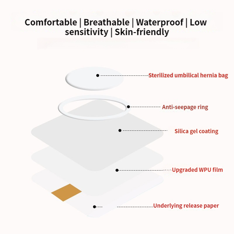 9pcs Koyo Herbal Hernia Anak Patch Umbilical Hernia Belt Baby