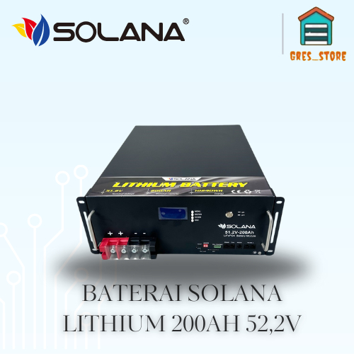 SOLANA BATTERY LITHIUM 200AH 51.2V - AKI LITHIUM SOLANA ORIGINAL 200AH 51.2V