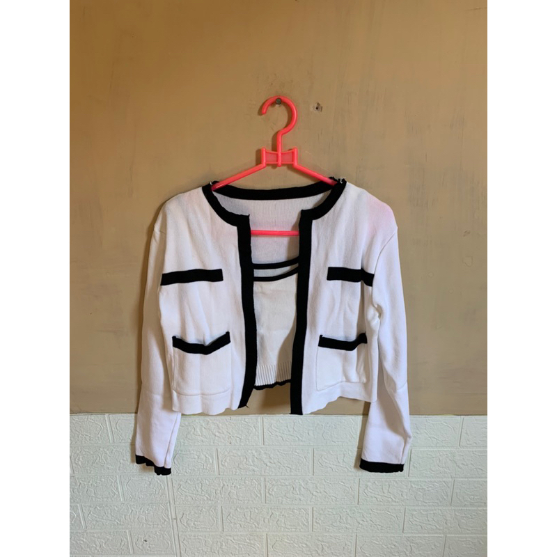 preloved cardi knit set