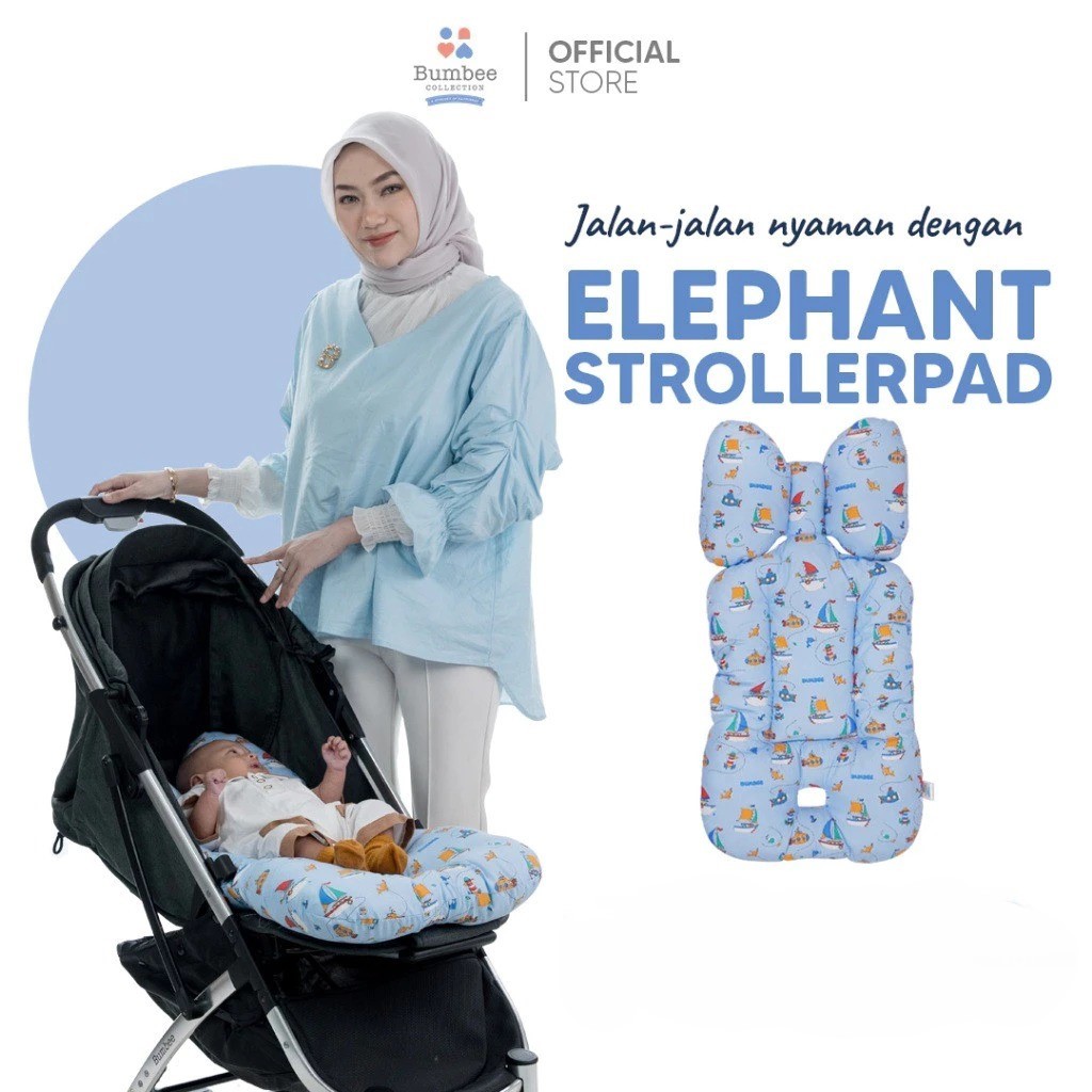 BUMBEE ELPHANT STROLLER PAD - ALAS STROLLER