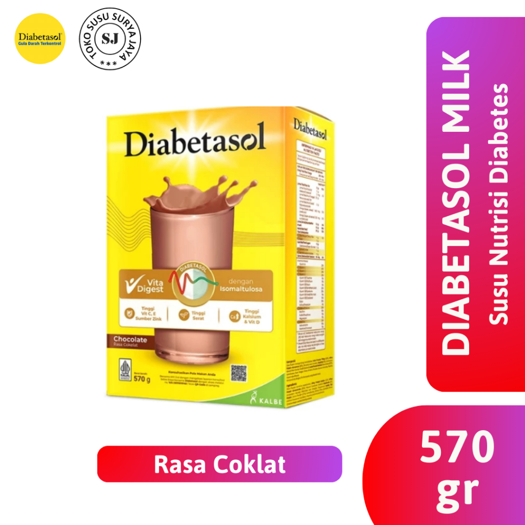 

Diabetasol Coklat 570 gr