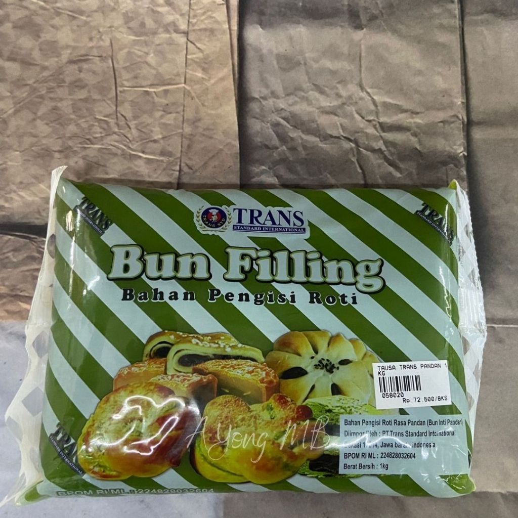 

TRANS BUN FILLING PANDAN / PASTA PANDAN 1KG / ISIAN ROTI BAKPAO
