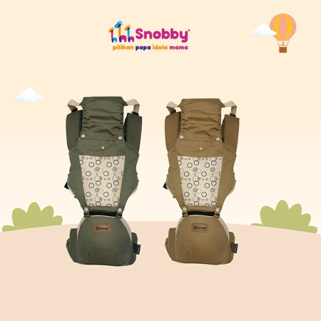 Snobby Gendongan Bayi Hipseat Snobby / Hip Seat 6 Posisi / Posisi Gendongan Duduk