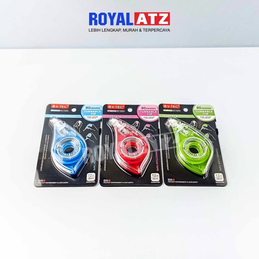 

Correction Tape / Tip Ex Kertas CT-955 CHL V-Tec