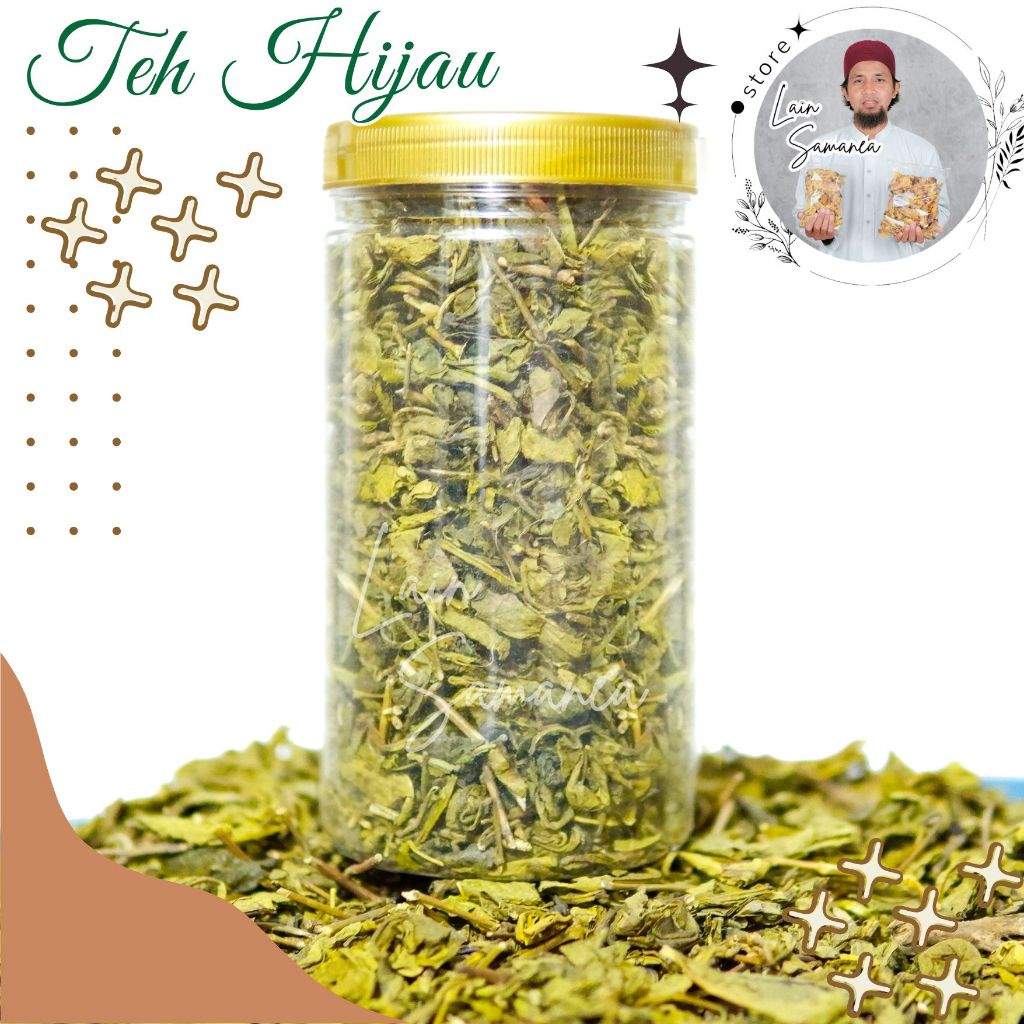 

Teh Hijau Taraju Kemasan Toples Teh Hijau Kering Green Tea Teh Herbal 110gr TITARAJU.ID