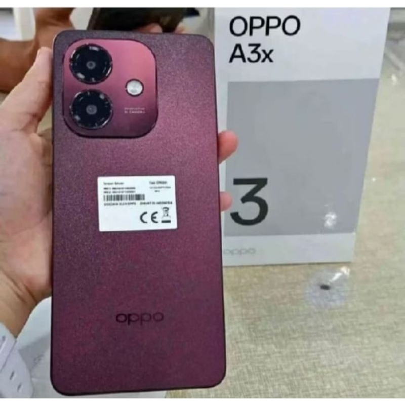 harga promo hp Oppo a3x model terbaru ram8 kapasitas 256gb camera jernih