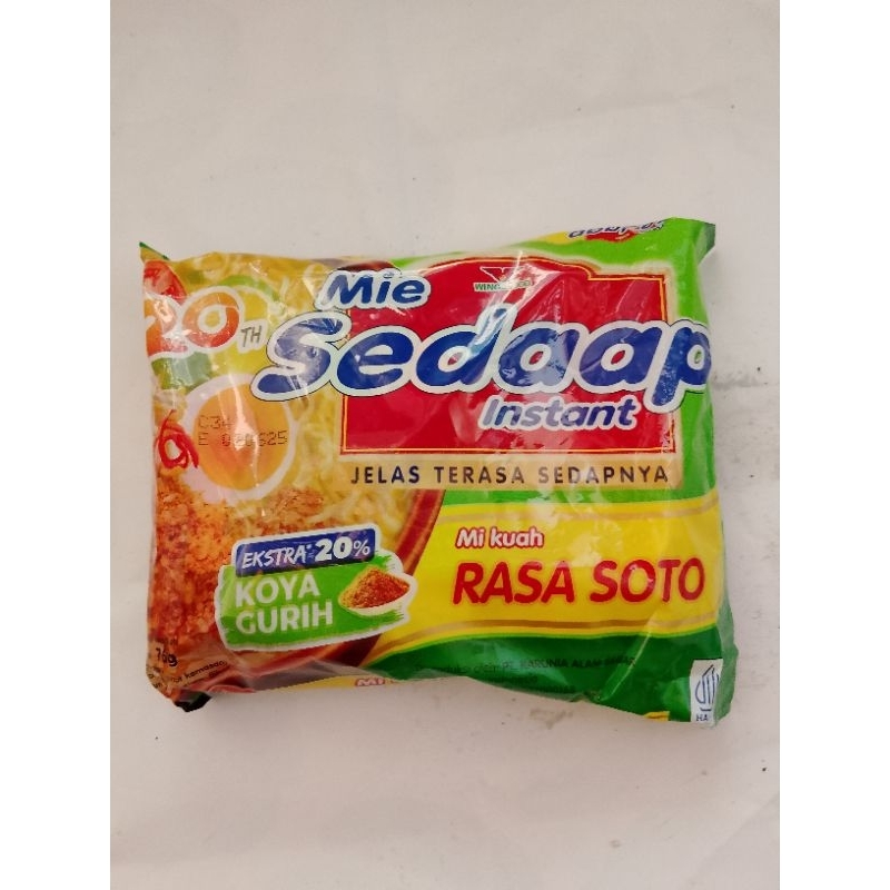 

MIE SEDAP KUAH/ SEDAP KARE SPECIAL/SEDAP SOTO/SEDAP AYAM BAWANG