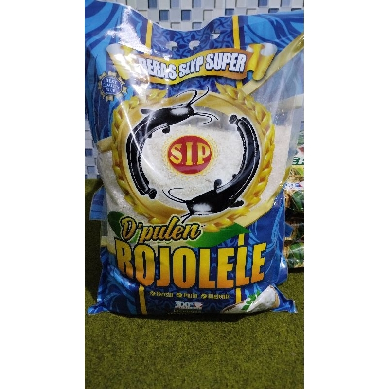 

BERAS SJP ROJOLELE BIRU D'PULEN KEMASAN 5 LITER