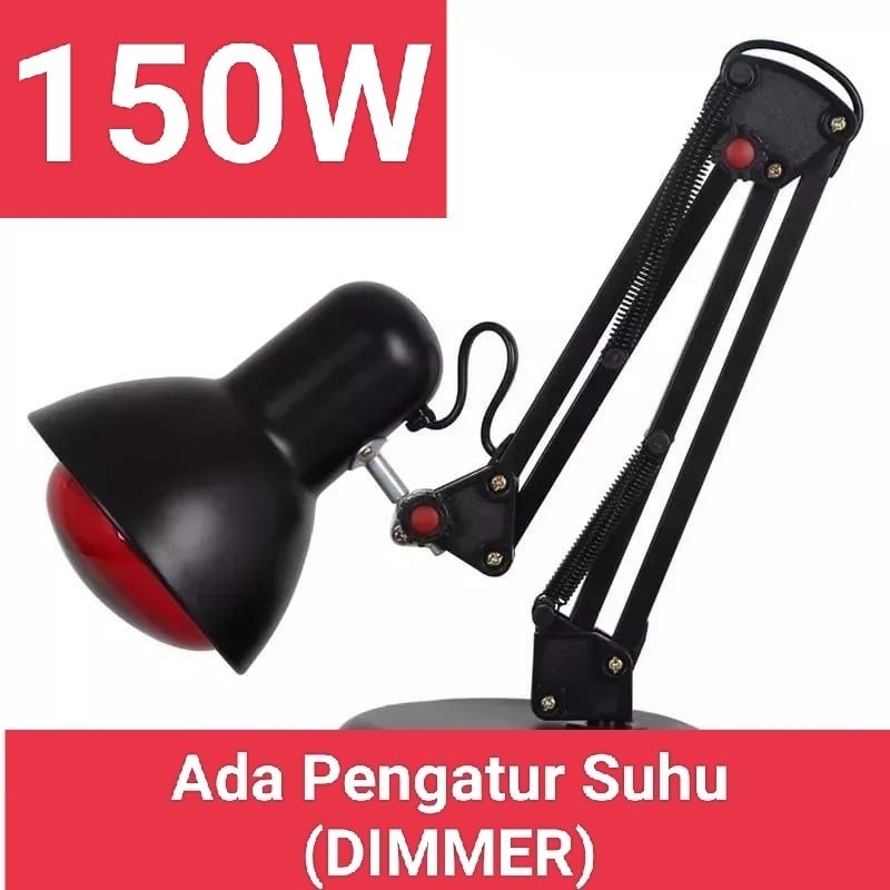 ADA PENGATUR SUHU KOMPLIT LAMPU INFRARED TERAPI + STANDING 150W