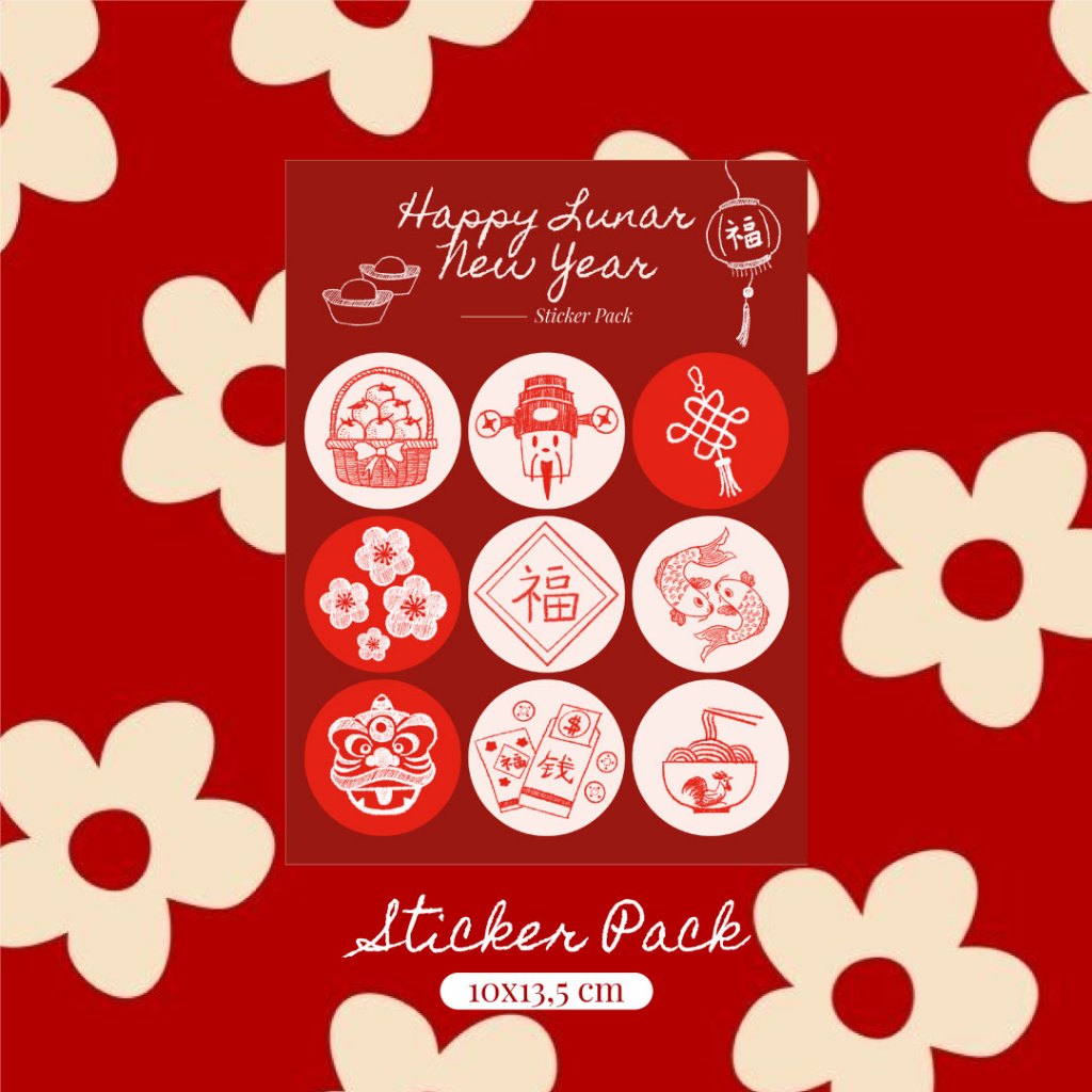 

1 PACK Chinese New Year Sticker | FellinLove