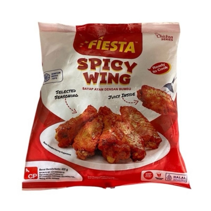 

fiesta spicy wing 400gr | sayap ayam berbumbu